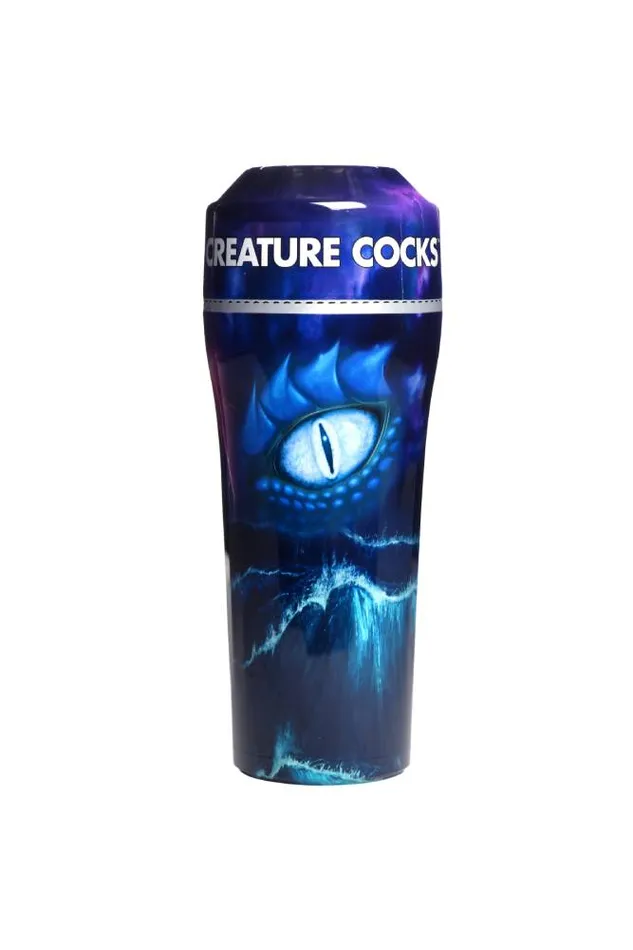 XR Brands XR Brands Creature Cocks Pussidon Sea Monster Stroker Blue Male Sex Toys