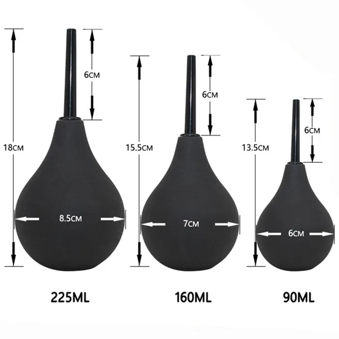 3 Capacity Enema Cleaning Container Vagina Anal Cleaner Douche Enema Cleaning Bulb Health Hygiene Tool for Women Men for Adult LAZADASEXTOYS Anal