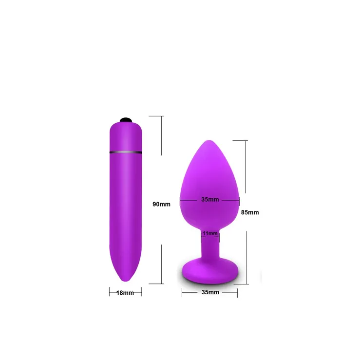 Anal LAZADASEXTOYS Adult Diary Silicone Anal Plug Jewelry Dildo Vibrator Sex Toys for Woman Prostate Massager Bullet Vibrador Butt Plug For Men Gay