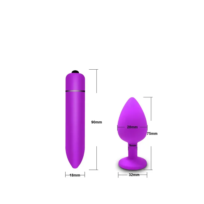 Anal LAZADASEXTOYS Adult Diary Silicone Anal Plug Jewelry Dildo Vibrator Sex Toys for Woman Prostate Massager Bullet Vibrador Butt Plug For Men Gay
