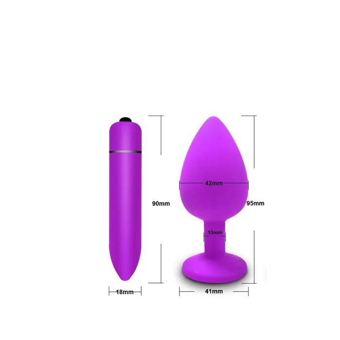 Anal LAZADASEXTOYS Adult Diary Silicone Anal Plug Jewelry Dildo Vibrator Sex Toys for Woman Prostate Massager Bullet Vibrador Butt Plug For Men Gay