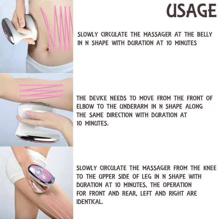 Female Sex Toys MISS AMMY New 3 in1 RF Radio Frequency Body Slimming Massager Beauty Device 411TRGL 