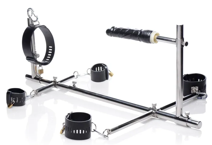 Female Sex Toys Sale Imprisoned Metal Stockade With Dildo