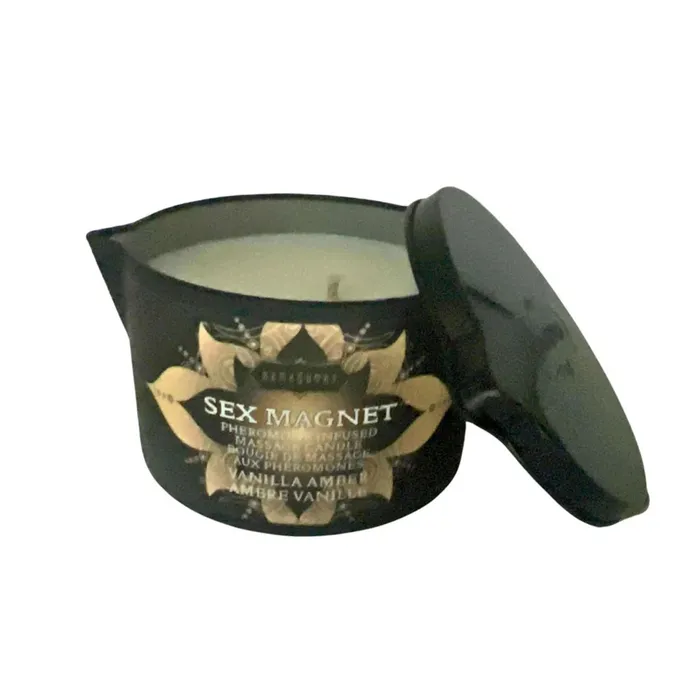 Kama Sutra Sex Magnet Pheromone Massage Candle 6oz Vanilla Couples