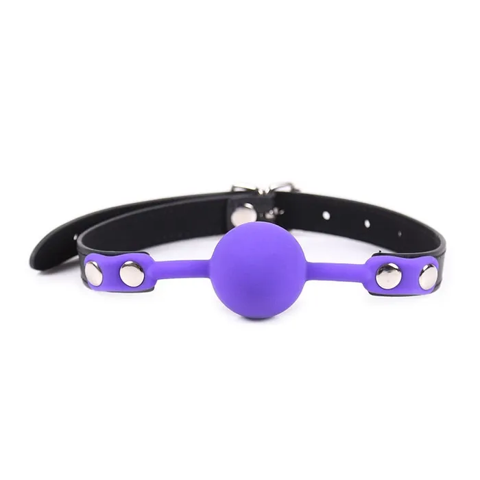 LAZADASEXTOYS Couples Couple Silicone BDSM Bondage Restraints Open Mouth Breathable Mouth ball Harness Strap Gag Sex Toys for Women Accessories Support COD