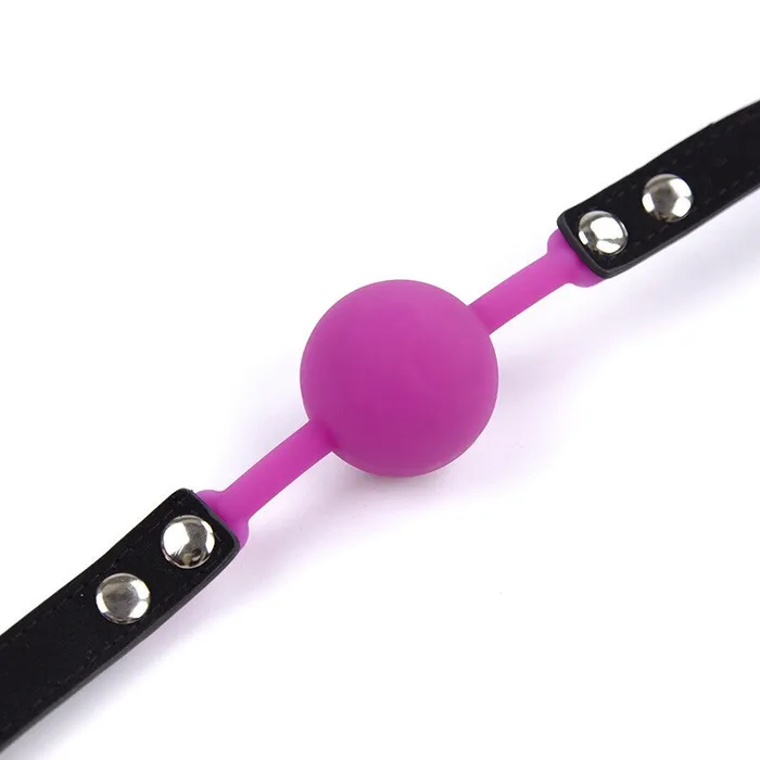 LAZADASEXTOYS Couples Couple Silicone BDSM Bondage Restraints Open Mouth Breathable Mouth ball Harness Strap Gag Sex Toys for Women Accessories Support COD