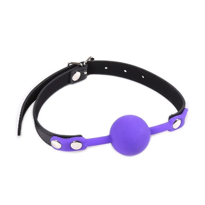 LAZADASEXTOYS Couples Couple Silicone BDSM Bondage Restraints Open Mouth Breathable Mouth ball Harness Strap Gag Sex Toys for Women Accessories Support COD