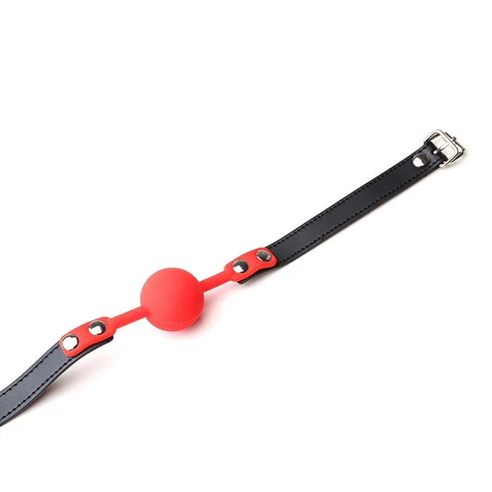 LAZADASEXTOYS Couples Couple Silicone BDSM Bondage Restraints Open Mouth Breathable Mouth ball Harness Strap Gag Sex Toys for Women Accessories Support COD