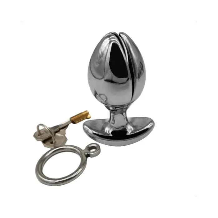 Lovegasm Anal Dilate and Incarcerate Metal Locking Plug