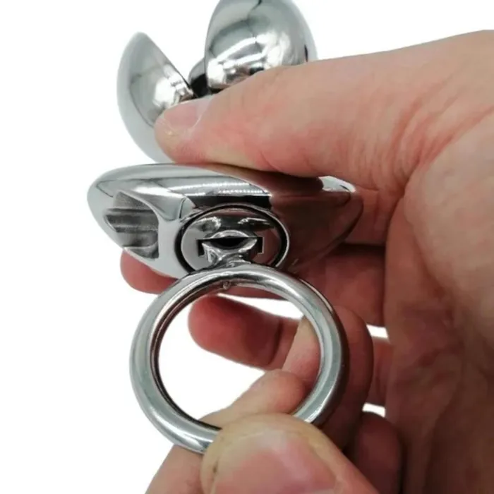 Lovegasm Anal Dilate and Incarcerate Metal Locking Plug