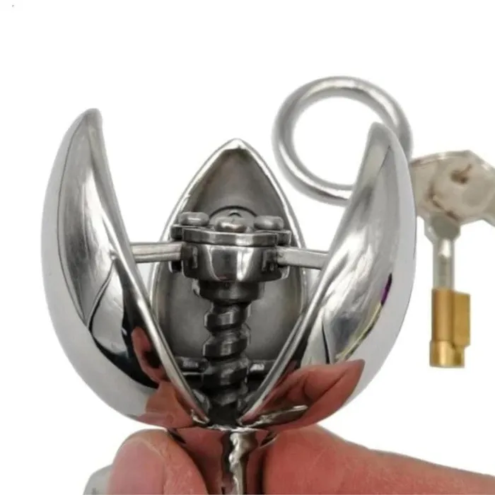 Lovegasm Anal Dilate and Incarcerate Metal Locking Plug