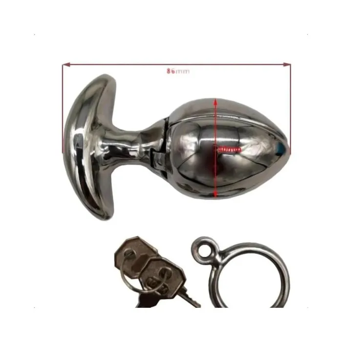Lovegasm Anal Dilate and Incarcerate Metal Locking Plug