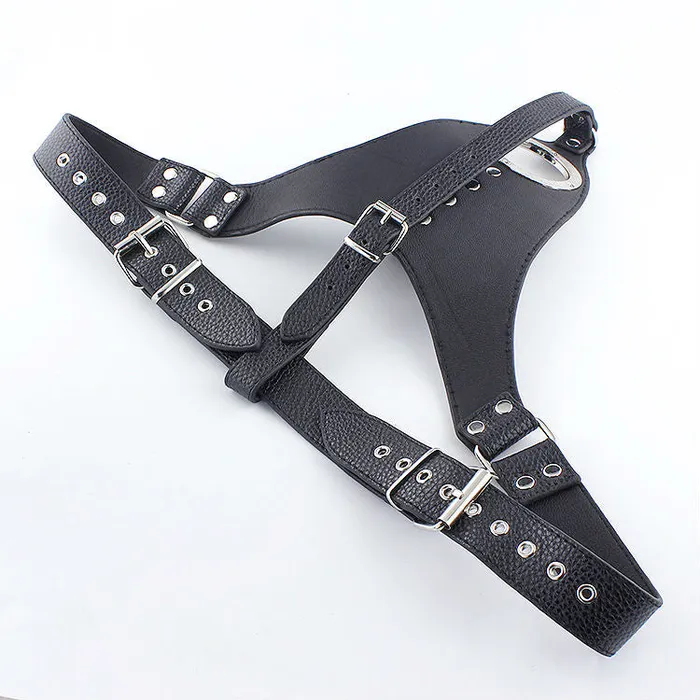 Male Chastity Belt Strap on Penis Ring Sleeves Leather Cock Harness Restraints Bondage Gear Leather Penis Cuffs Adult Games 30 LAZADASEXTOYS Restraints