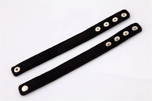 Perfect Fit Anal Snap Neoprene Cockring Black