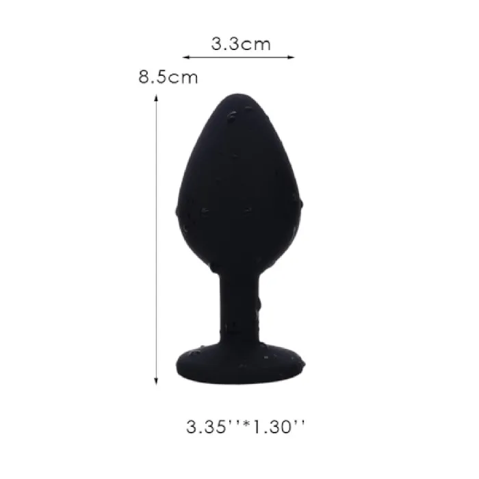 Pretty Purple Jeweled Anal Vibrator 295 to 374 Long Lovegasm Vibrators