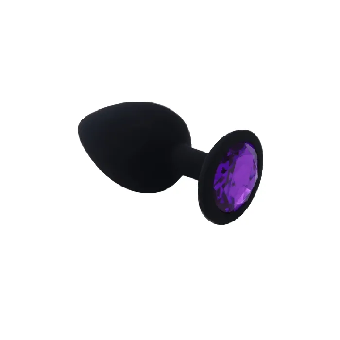 Pretty Purple Jeweled Anal Vibrator 295 to 374 Long Lovegasm Vibrators