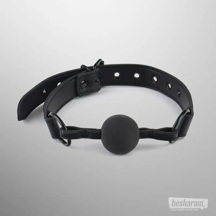 Restraints Rouge Rouge Leather Ball Gag