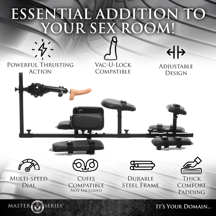 Subversion Deluxe Stockade with Sex Machine Master Series Female Sex Toys