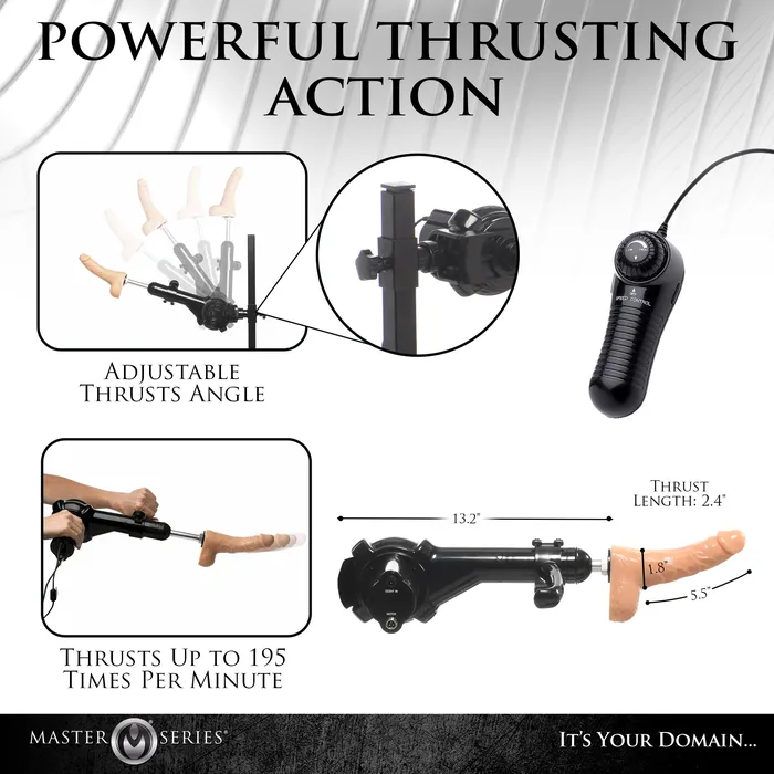 Subversion Deluxe Stockade with Sex Machine Master Series Female Sex Toys
