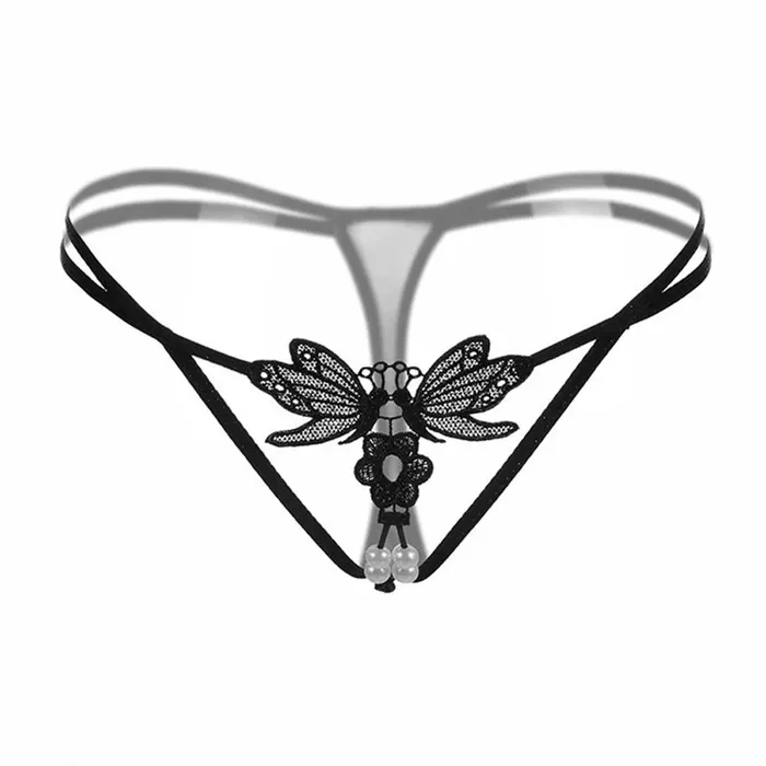 Teddies And Bodies LAZADASEXTOYS Women Tback Pearl Gstring Sexy Underwear Lowwaist Tassels Lace Ladies Tback Underwear Pants Thong