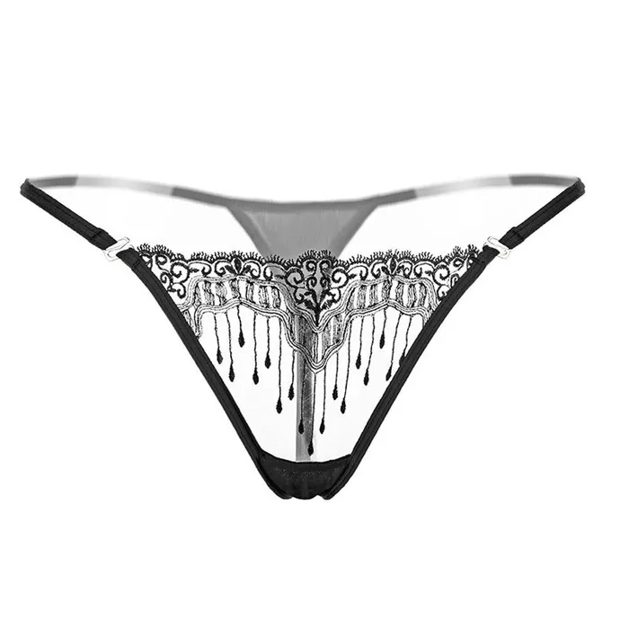Teddies And Bodies LAZADASEXTOYS Women Tback Pearl Gstring Sexy Underwear Lowwaist Tassels Lace Ladies Tback Underwear Pants Thong