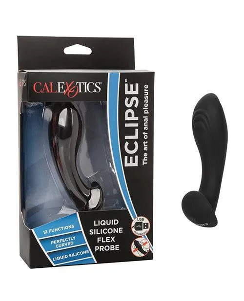 Anal Eclipse Liquid Silicone Flex Probe Black California Exotic Novelties