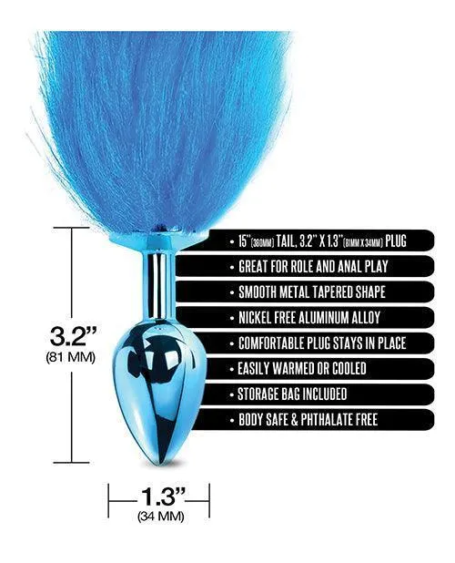 Anal Global Novelties LLC Nixie Metal Butt Plug Wfaux Fur Tail