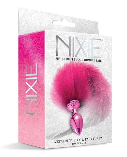 Anal Global Novelties LLC Nixie Metal Butt Plug Wfaux Fur Tail