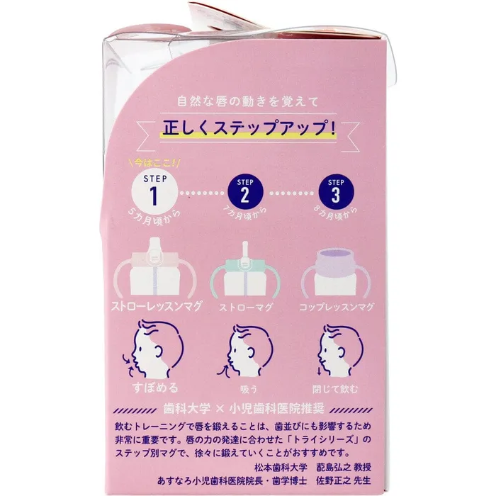 Anal Richell Richell TLI Baby Stage 1 Try Sippy Spout Clear Training Water Bottle Mug