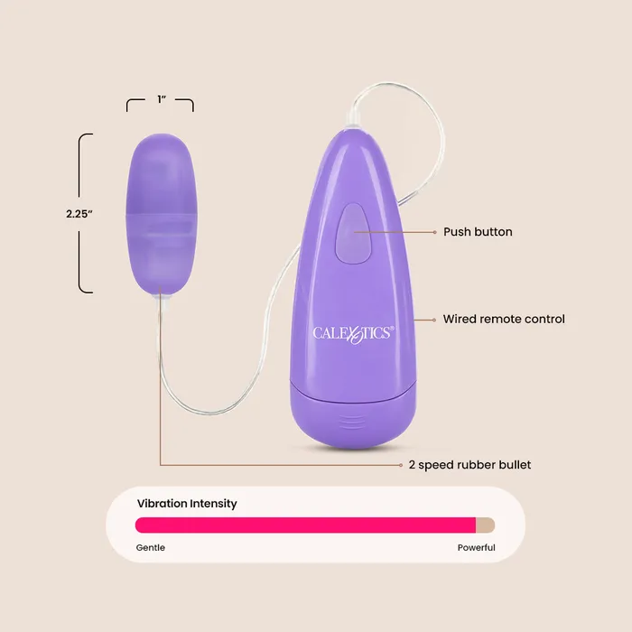 California Exotic Novelties LLC Dr Laura Berman Lila Vibrating Bullet abs rubbercoated vibe with remote Female Sex Toys