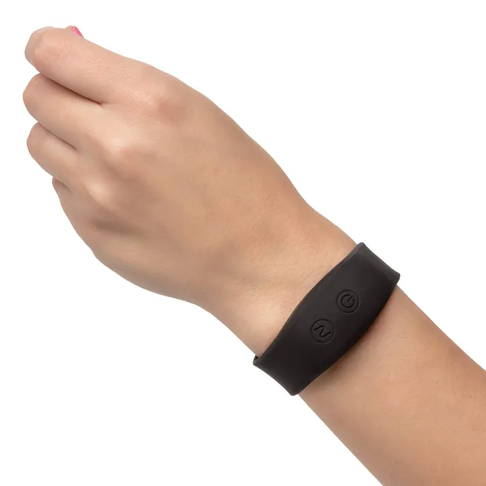 California Exotics Lock N Play Wristband Remote Panty Vibrator Black California Exotics Female Sex Toys