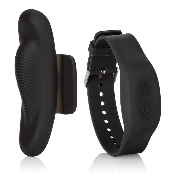 California Exotics Lock N Play Wristband Remote Panty Vibrator Black California Exotics Female Sex Toys