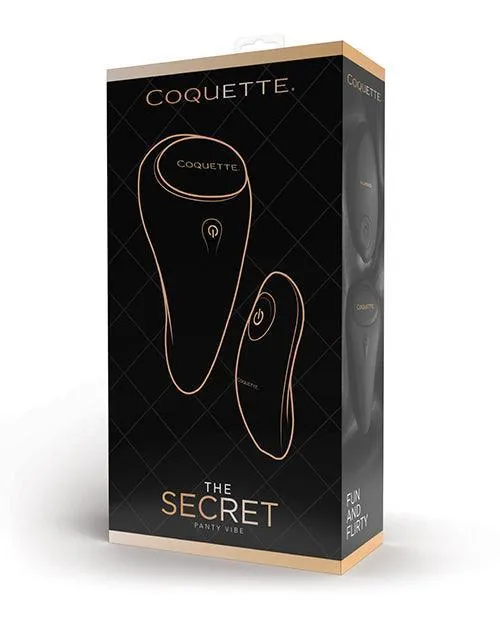 Coquette International Coquette The Secret Panty Vibe Blackrose Gold Vibrators