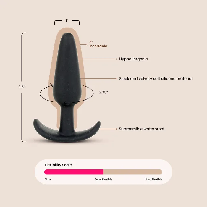 Doc Johnson Enterprises Anal Mood Naughty 3 silicone butt plug