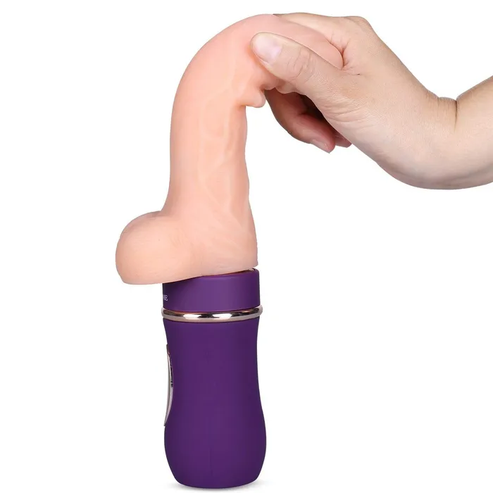 Erocome Erocome Auriga Thrust Realistic Dildo Vibrator Beige Female Sex Toys