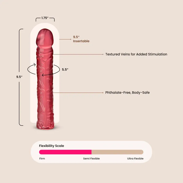 Female Sex Toys Doc Johnson Enterprises Crystal Jellies Classic Dong 10 realistic dildo