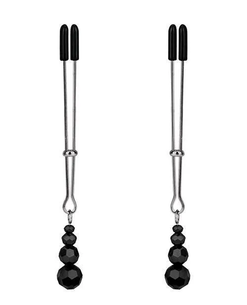 Female Sex Toys Electric Eel INC Lux Fetish Adjustable Tweezers Nipple Clips
