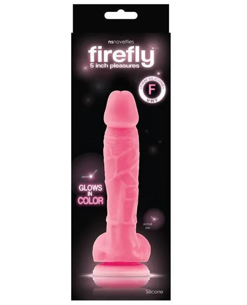 Firefly 5 Silicone Glowing Dildo Ns Novelties INC Dildos