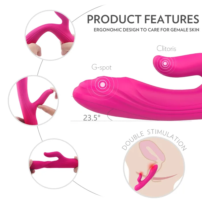 GSpot Rabbit Vibrator 9 Stimulation Patterns for Women or Couple Fun YOSPOSS Female Sex Toys