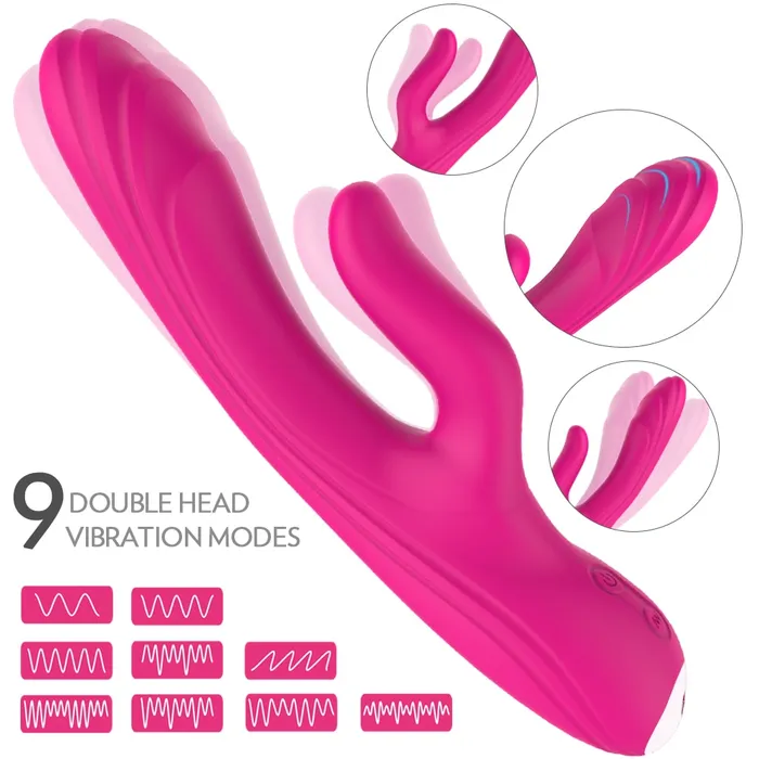 GSpot Rabbit Vibrator 9 Stimulation Patterns for Women or Couple Fun YOSPOSS Female Sex Toys