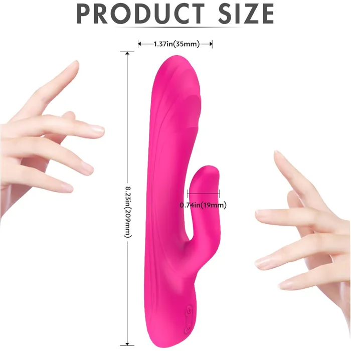 GSpot Rabbit Vibrator 9 Stimulation Patterns for Women or Couple Fun YOSPOSS Female Sex Toys
