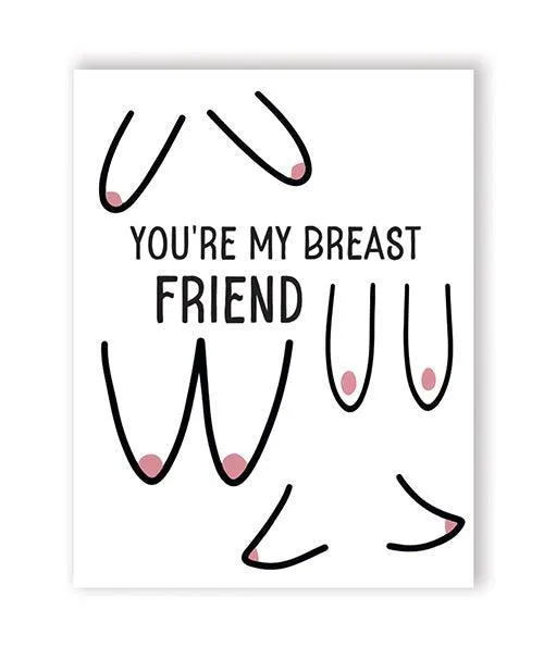 Kush Kards LLC Vibrators Breast Friend Greeting Card
