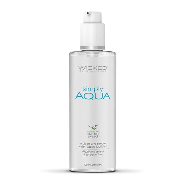 Lubricants Wicked Wicked Sensual Care Simply Aqua Water Based Lubricant