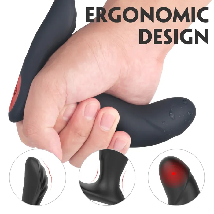 Male Sex Toys YOSPOSS Two Point Stimulation Prostate Massager 9 Speeds Anal Vibrator