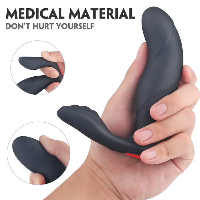 Male Sex Toys YOSPOSS Two Point Stimulation Prostate Massager 9 Speeds Anal Vibrator