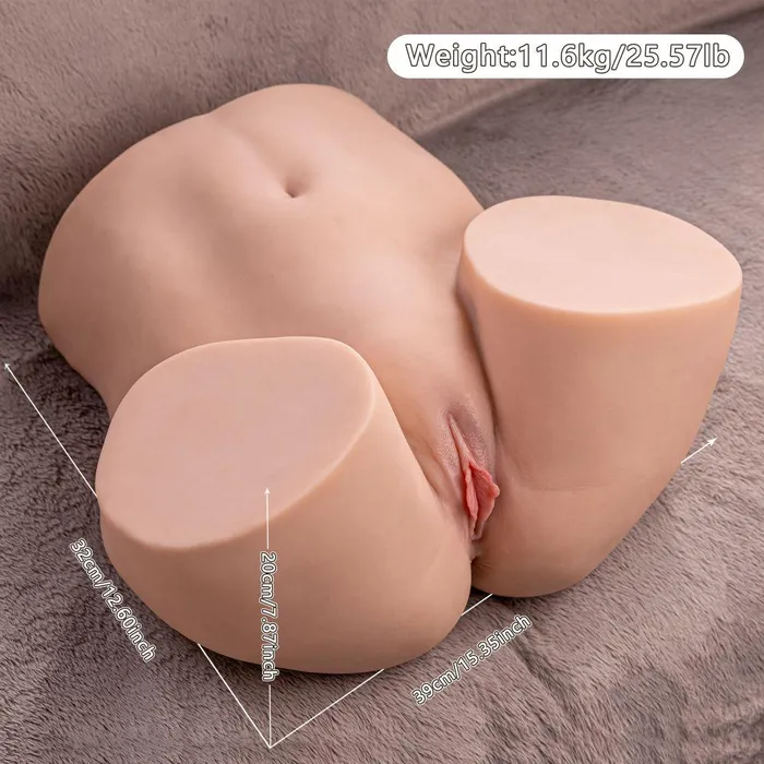 propinkup Male Sex Toys Ethel Automatic Sex Doll Thrusting 2557lb Realistic Butt Male Masturbator with 3D Channel