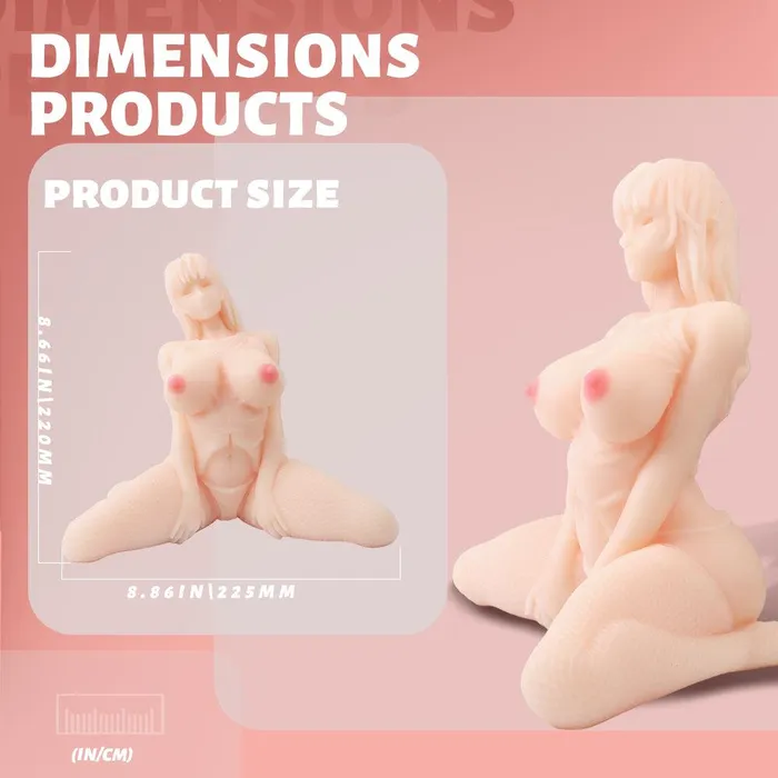 propinkup Male Sex Toys Propinkup Realistic Pocket Pussy Big Tits Gina Lifelike Masturbation Cup for Male