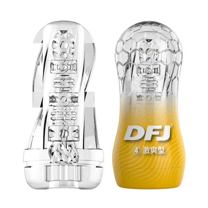 QY DFJ Crystal Masturbator Trainer 4 Javtoys Male Sex Toys