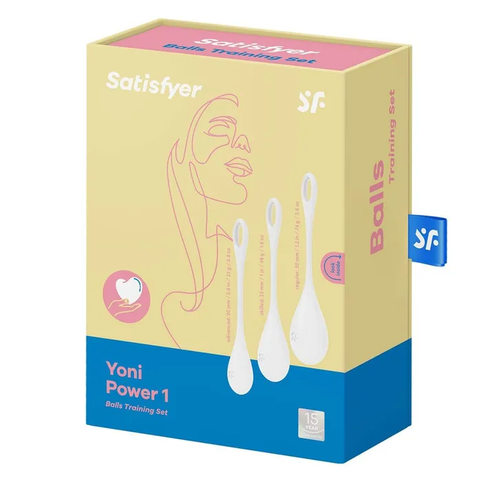 Satisfyer Female Sex Toys Satisfyer Yoni Power 1 Silicone Kegel Balls Training Set Satisfyer Female Sex Toys Satisfyer Yoni Power 1 Silicone Kegel Balls Training Set