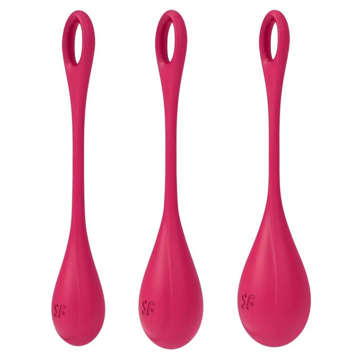 Satisfyer Female Sex Toys Satisfyer Yoni Power 1 Silicone Kegel Balls Training Set Satisfyer Female Sex Toys Satisfyer Yoni Power 1 Silicone Kegel Balls Training Set